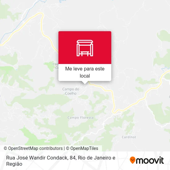 Rua José Wandir Condack, 84 mapa