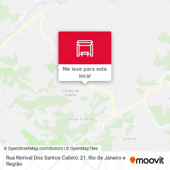 Rua Norival Dos Santos Calixto, 21 mapa