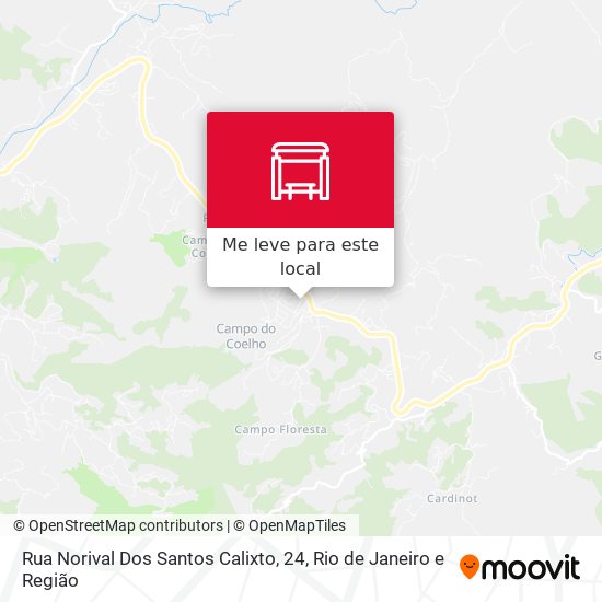 Rua Norival Dos Santos Calixto, 24 mapa