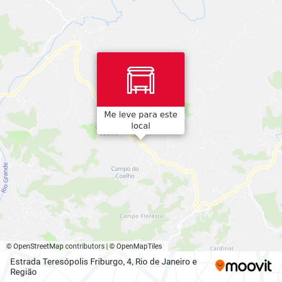 Estrada Teresópolis Friburgo, 4 mapa