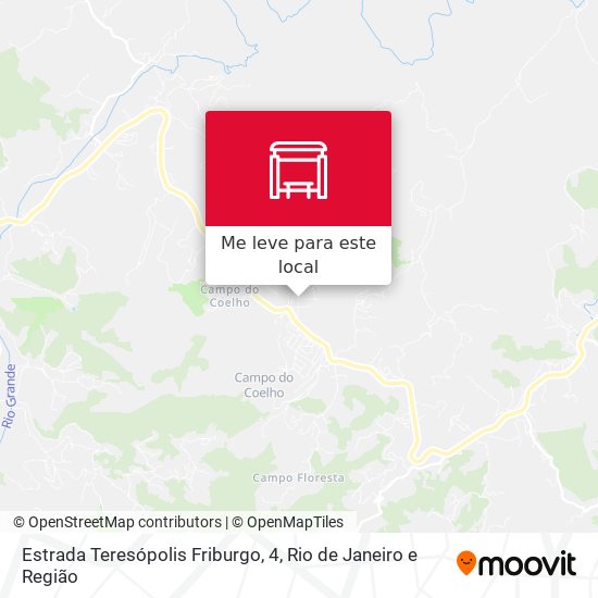 Estrada Teresópolis Friburgo, 4 mapa
