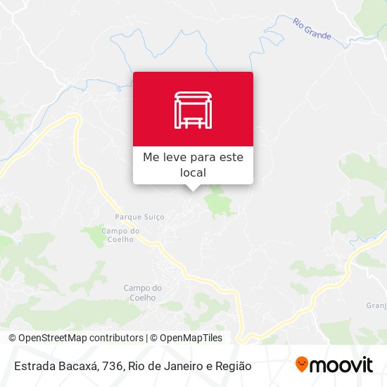 Estrada Bacaxá, 736 mapa