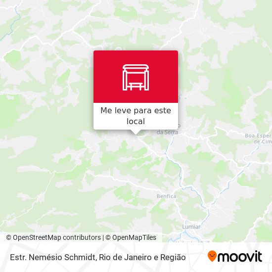 Estr. Nemésio Schmidt mapa
