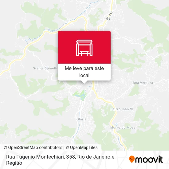 Rua Fugênio Montechiari, 358 mapa