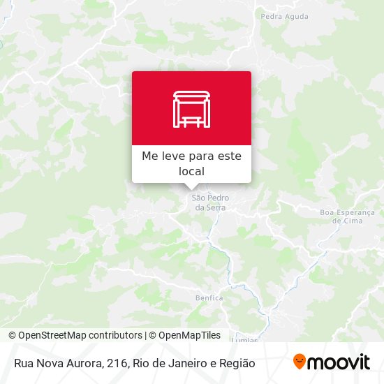 Rua Nova Aurora, 216 mapa