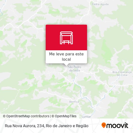 Rua Nova Aurora, 234 mapa