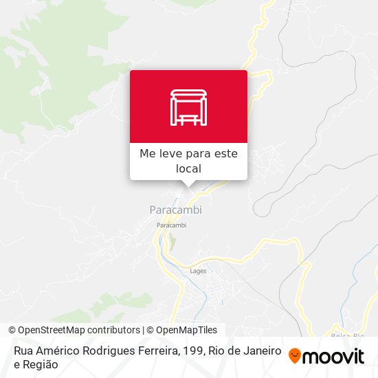Rua Américo Rodrigues Ferreira, 199 mapa