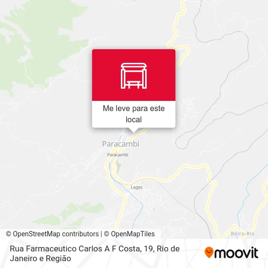 Rua Farmaceutico Carlos A F Costa, 19 mapa
