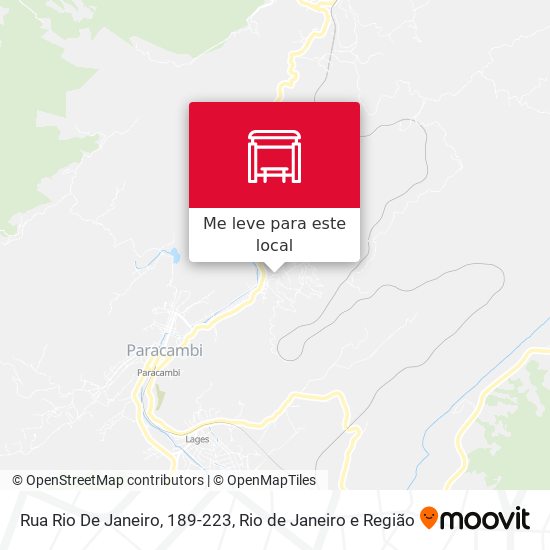 Rua Rio De Janeiro, 189-223 mapa