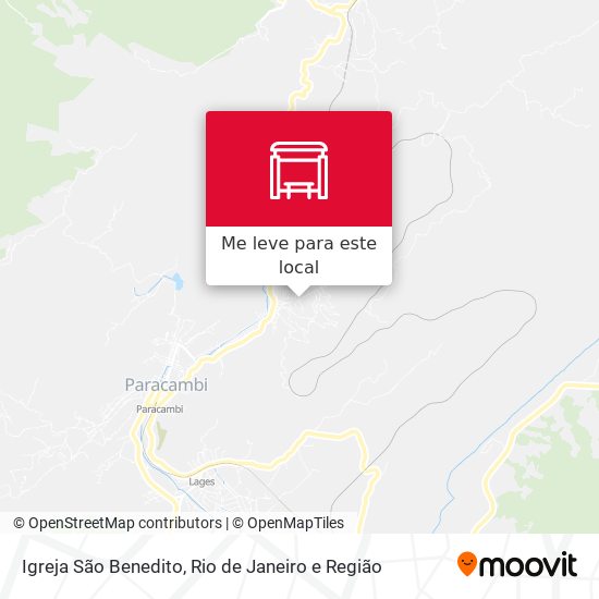 Igreja São Benedito mapa