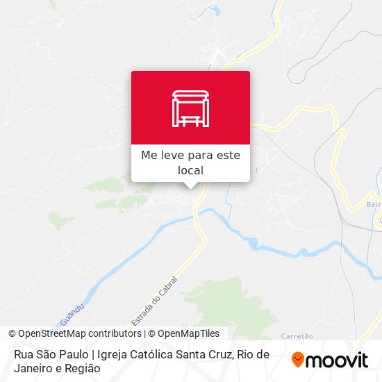 Rua São Paulo | Igreja Católica Santa Cruz mapa