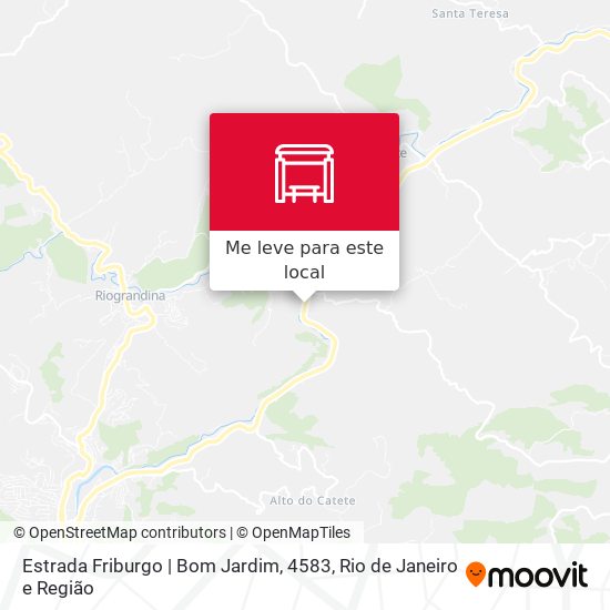 Estrada Friburgo | Bom Jardim, 4583 mapa