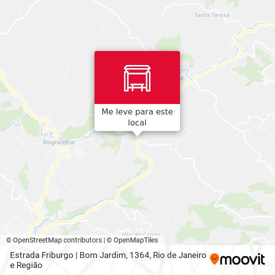 Estrada Friburgo | Bom Jardim, 1364 mapa