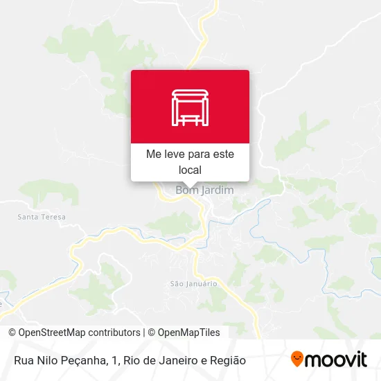 Rua Nilo Peçanha, 1 mapa