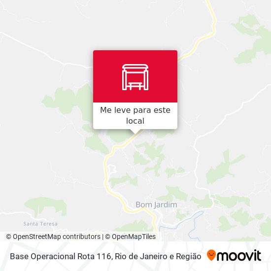 Base Operacional Rota 116 mapa
