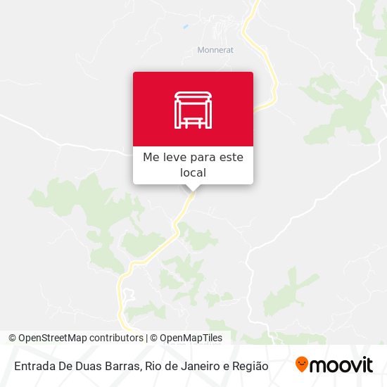 Entrada De Duas Barras mapa