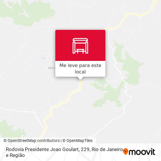 Rodovia Presidente Joao Goulart, 229 mapa