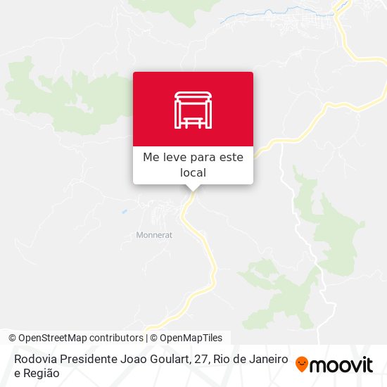 Rodovia Presidente Joao Goulart, 27 mapa