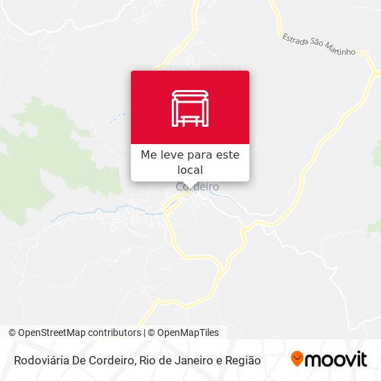 Rodoviária De Cordeiro mapa