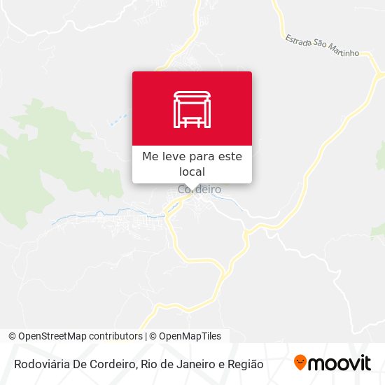 Rodoviária De Cordeiro mapa