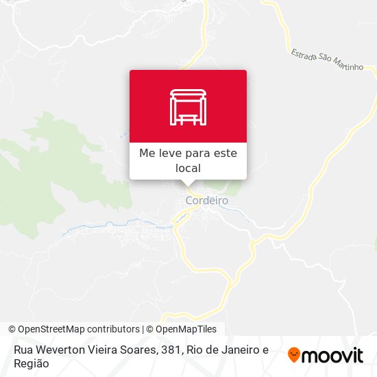 Rua Weverton Vieira Soares, 381 mapa