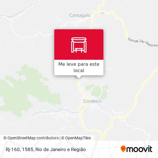 Rj-160, 1585 mapa