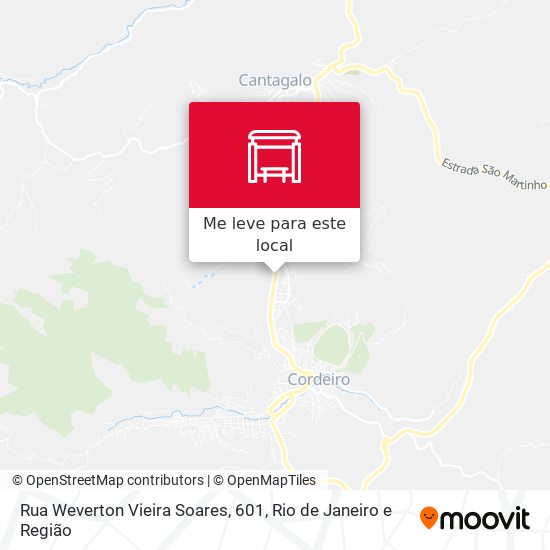 Rua Weverton Vieira Soares, 601 mapa