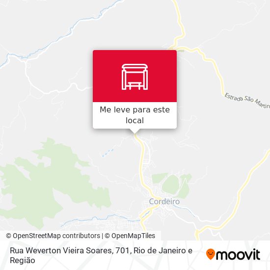 Rua Weverton Vieira Soares, 701 mapa
