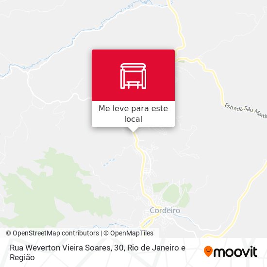 Rua Weverton Vieira Soares, 30 mapa