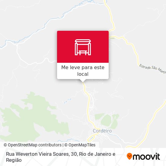Rua Weverton Vieira Soares, 30 mapa