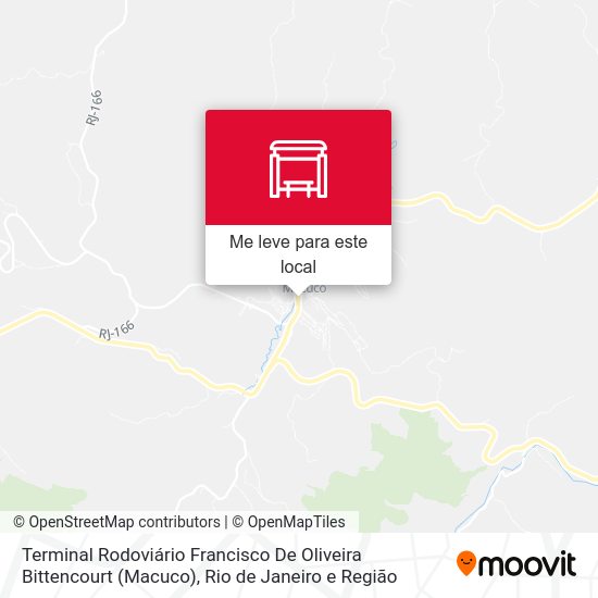 Terminal Rodoviário Francisco De Oliveira Bittencourt (Macuco) mapa