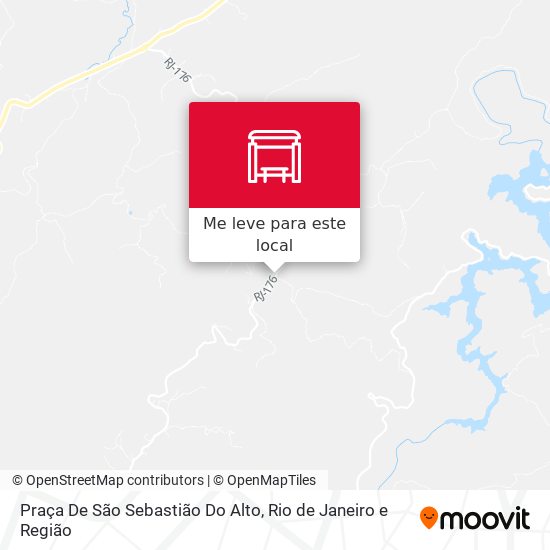 Praça De São Sebastião Do Alto mapa