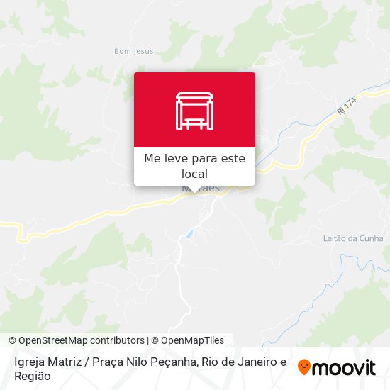 Igreja Matriz / Praça Nilo Peçanha mapa