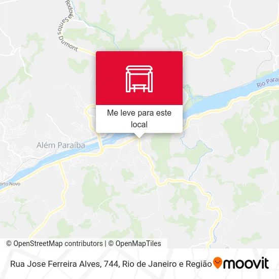 Rua Jose Ferreira Alves, 744 mapa