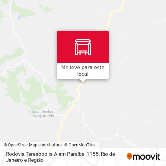 Rodovia Teresópolis-Alem Paraíba, 1155 mapa