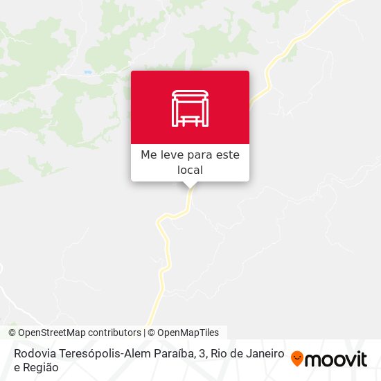 Rodovia Teresópolis-Alem Paraíba, 3 mapa