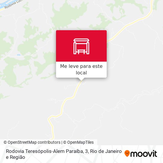Rodovia Teresópolis-Alem Paraíba, 3 mapa