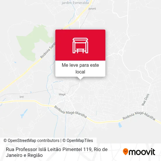 Rua Professor Islã Leitão Pimentel 119 mapa
