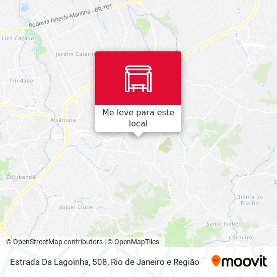 Estrada Da Lagoinha, 508 mapa