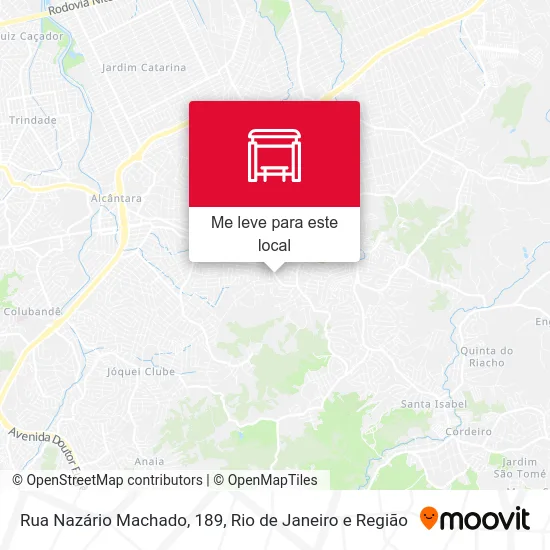 Rua Nazário Machado, 189 mapa