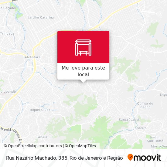 Rua Nazário Machado, 385 mapa