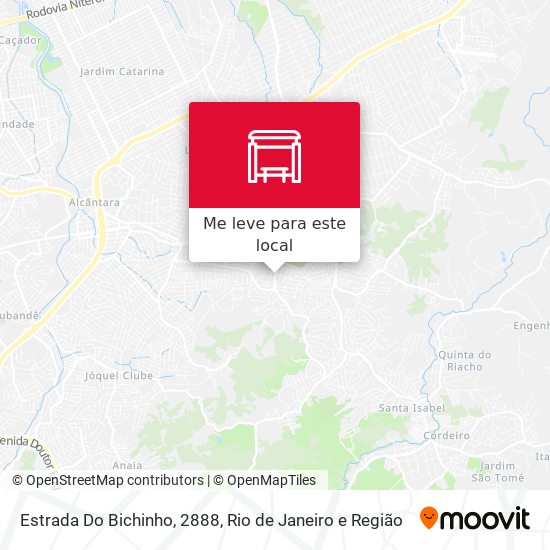 Estrada Do Bichinho, 2888 mapa