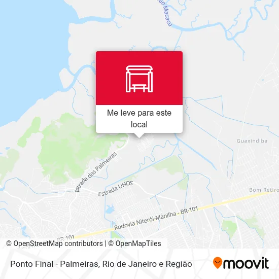 Ponto Final - Palmeiras mapa