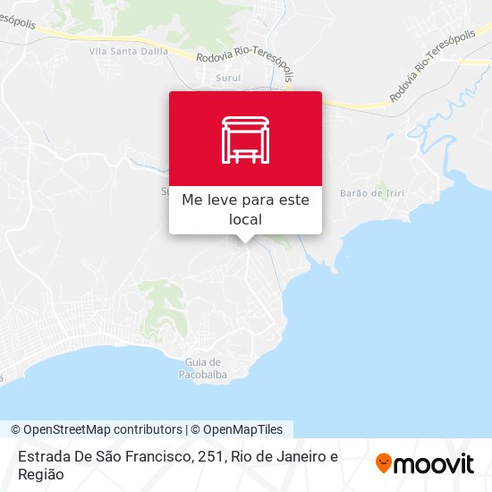 Estrada De São Francisco, 251 mapa