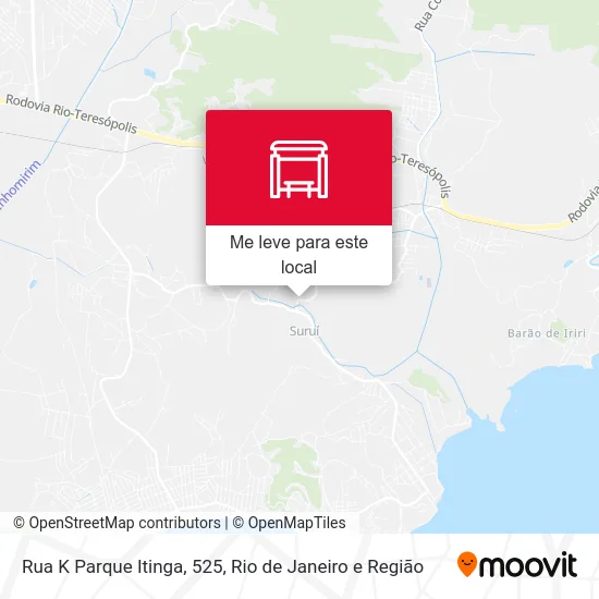 Rua K Parque Itinga, 525 mapa