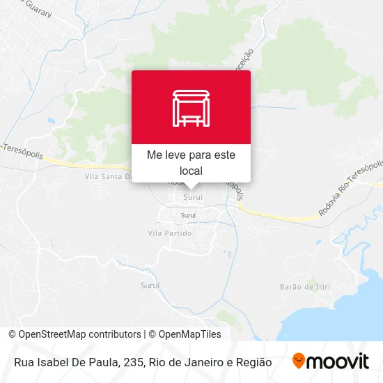 Rua Isabel De Paula, 235 mapa