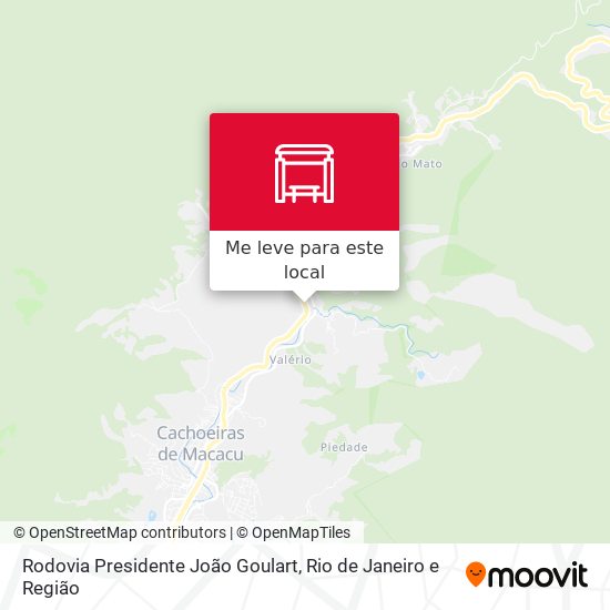 Rodovia Presidente João Goulart mapa