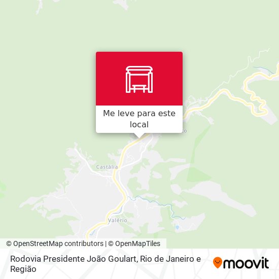 Rodovia Presidente João Goulart mapa