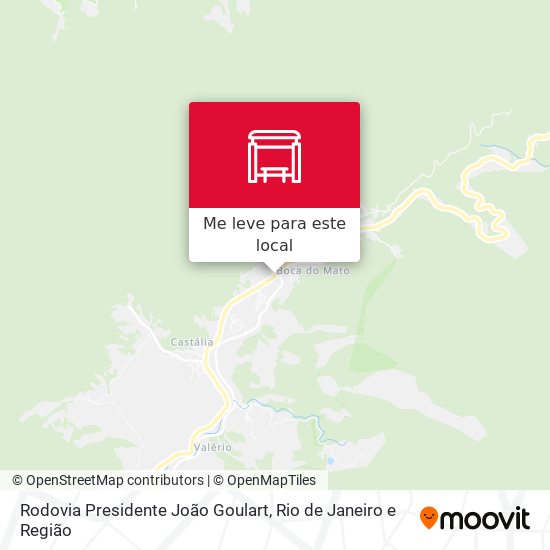 Rodovia Presidente João Goulart mapa