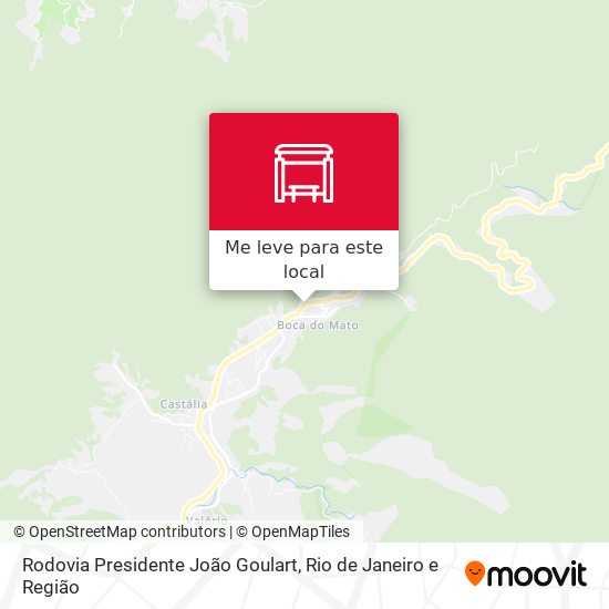 Rodovia Presidente João Goulart mapa